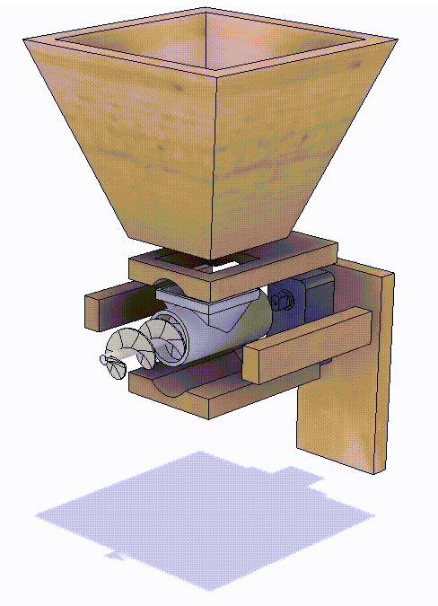 AutoCatFeeder exploded view